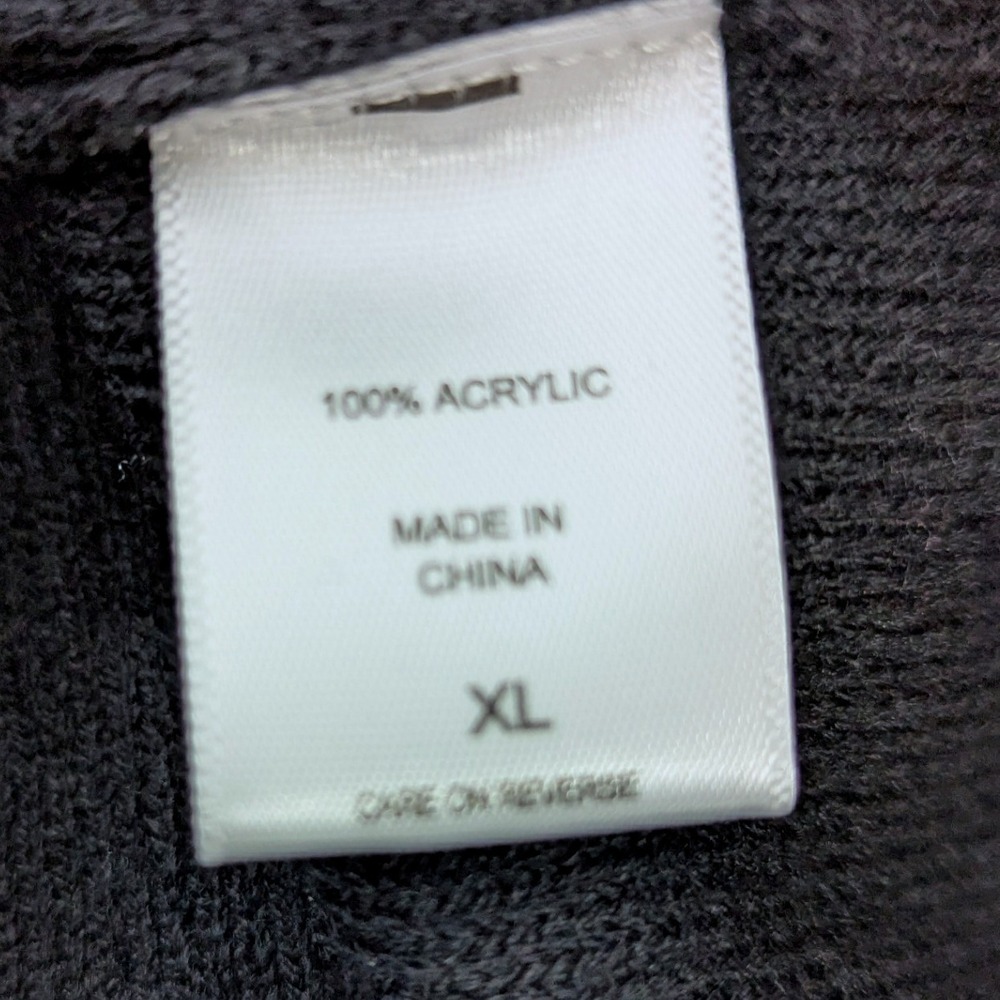 New York & Company NWT Double Breasted Sweater Blazer‎ Gold Button XL Black Knit - Picture 7 of 10